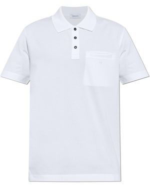 Ferragamo Polo With Pocket - White