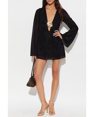 Oséree Dress With Lurex Thread - Black