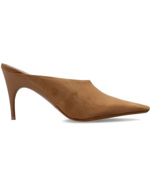Balenciaga Heeled Mules 'Duchesse' - Brown