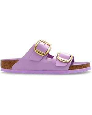 Birkenstock "Arizona Big Buckle" Slides - Purple