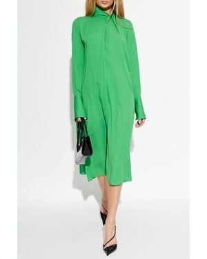 Tom Ford Silk Dress With Belt - Green