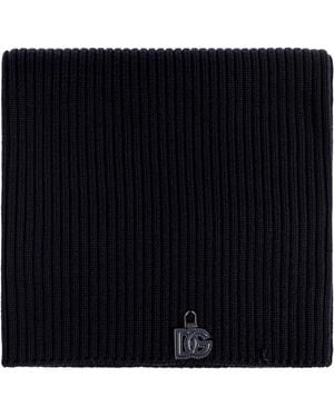 Dolce & Gabbana Woollen Snood - Black