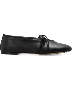 Bottega Veneta Mary Jane Ballet Flats - Black