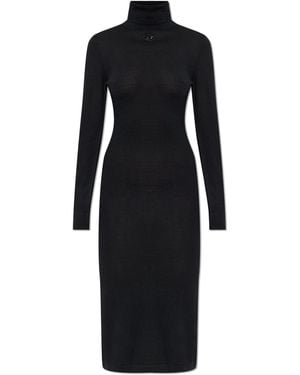 DIESEL Turtleneck Dress 'M-Alinesa' - Black