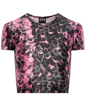 Versace Jeans Couture Fitted Top - Pink