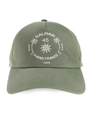 Balmain Baseball Cap - Green