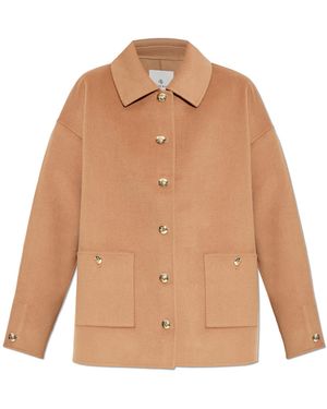 Anine Bing Wool Jacket - Natural