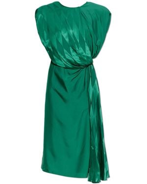 Versace Draped Dress - Green