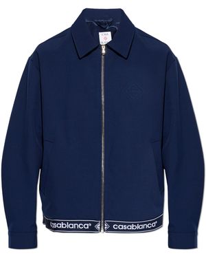 CASABLANCA Jacket With Logo - Blue