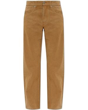 MM6 by Maison Margiela Trousers With A 'Vintage' Effect - Natural