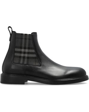 Burberry 'Pembroke' Ankle Boots - Black