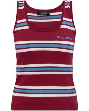 DSquared² Strappy Top - Red