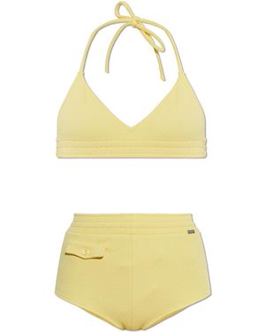 MM6 by Maison Margiela Two-Piece Swimsuit - Metallic