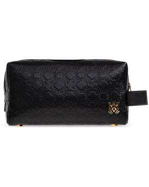 Amiri Leather Toiletry Bag - Black