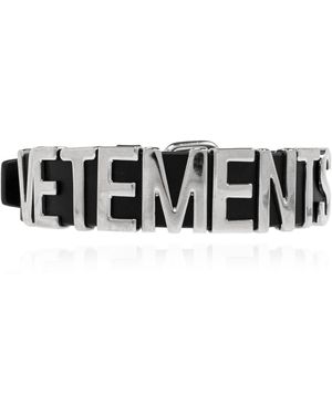 Vetements Logo Choker - Black