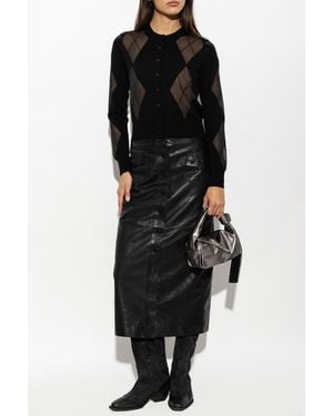 AllSaints Wool Cardigan 'Bern' - Black