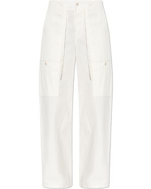 Jil Sander 'Cargo' Trousers - White