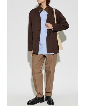 Comme des Garçons Cotton Blazer - Brown