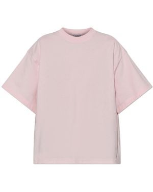Jil Sander T-Shirt With Printed Logo - Pink