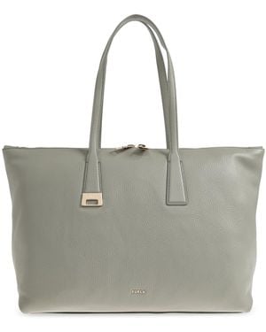 Furla "Olivia Large" Shopper Bag - Grey