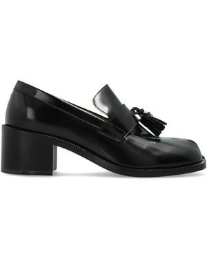 Maison Margiela Heeled Shoes With 'Tabi' Cutout - Black