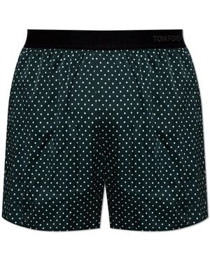 Tom Ford Silk Boxers - White