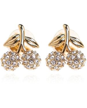 COACH Brass Earrings - Metallic