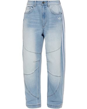 adidas Originals Wide-Leg Jeans - Blue