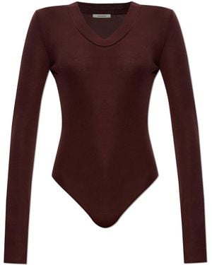 Entire studios Long-Sleeve Bodysuit - Purple