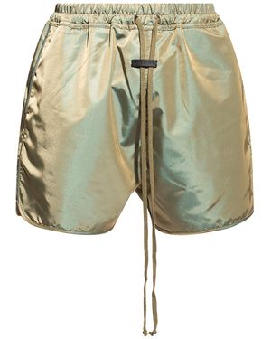 Fear Of God Swim Shorts With Logo - Green