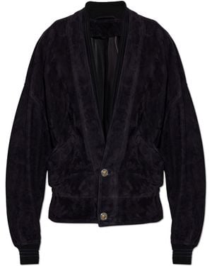 Versace Suede Jacket - Blue