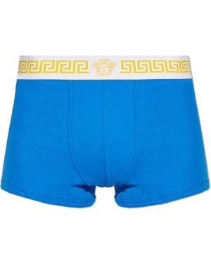 Versace Cotton Boxers - Blue