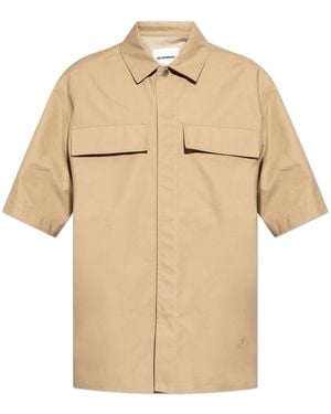 Jil Sander Short Sleeve Shirt - Natural