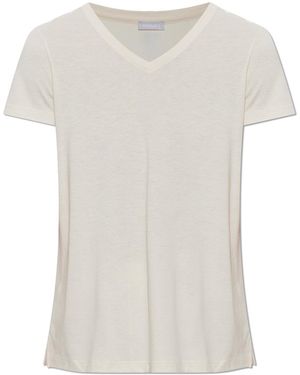 Hanro T-Shirt From The 'Sleep & Lounge' Collection - White