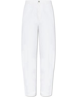Lemaire High-Waisted Jeans - White