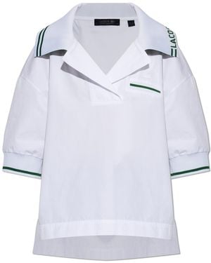 LACOSTE RUNWAY Polo With Logo - Grey