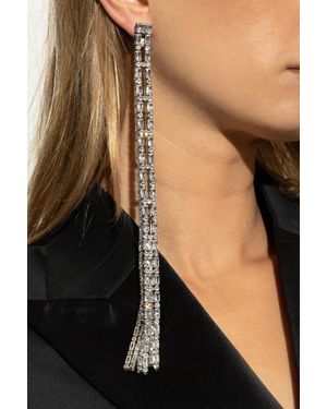 DSquared² Earrings With Shimmering Crystals - Black