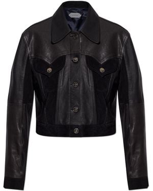 Versace Leather Jacket - Black
