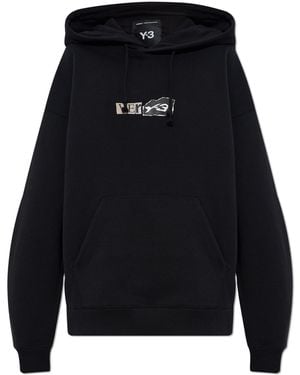 Y-3 Sweatshirt With Logo Print - Black
