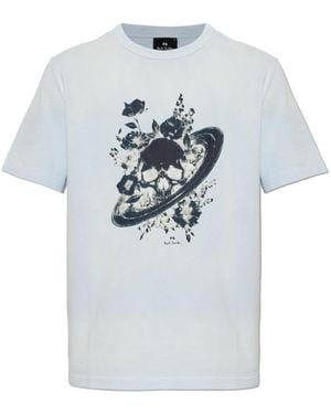 Paul Smith T-Shirt With Print - Grey