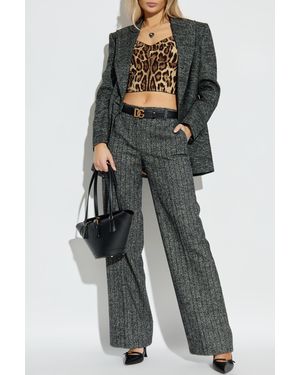 Dolce & Gabbana Creased Pants - Gray