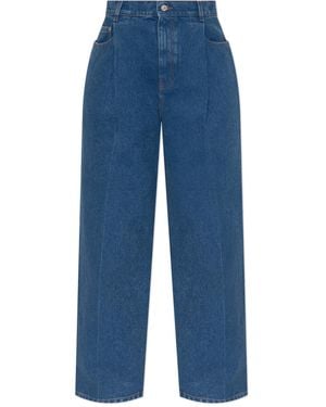Marni Jeans With Logo - Blue