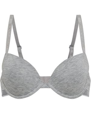 Emporio Armani Cotton Bra - Grey