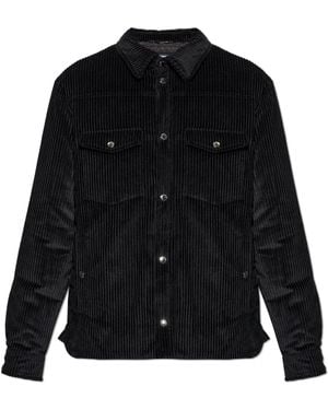 Dolce & Gabbana Insulated Corduroy Jacket - Black