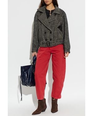 Isabel Marant Wool Jacket "Elvane" - Red