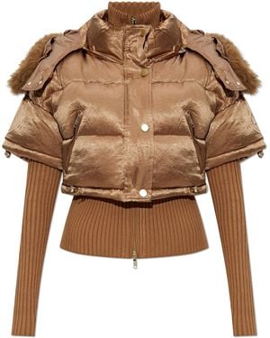 KNWLS Short Padded Jacket 'Mabel' - Brown