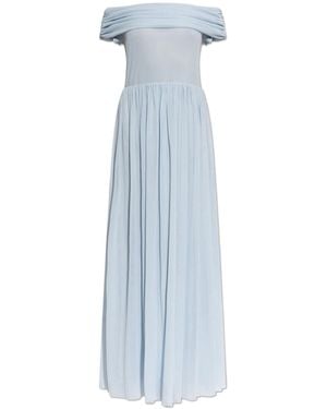 ROTATE BIRGER CHRISTENSEN Off-Shoulder Dress - Blue