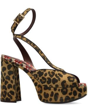 Etro Platform Sandals - Metallic
