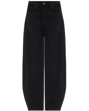 ROTATE BIRGER CHRISTENSEN High-Waisted Jeans - Black