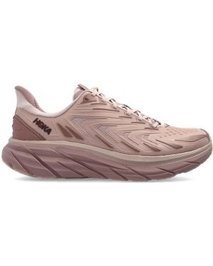 Hoka One One 'Clifton Utl' Trainers - Brown